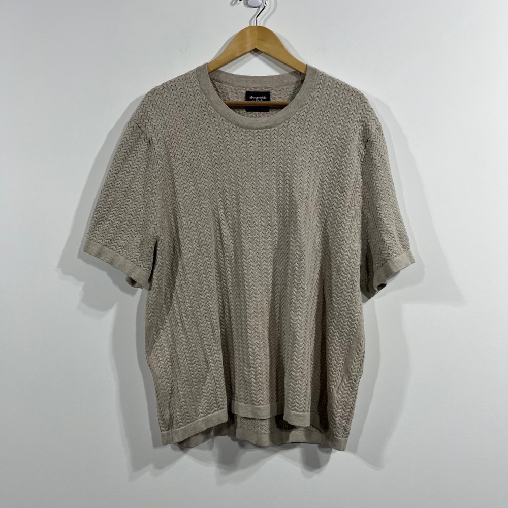 Abercrombie & Fitch Mens XXL‎ Old Money Knit Crewneck Sweater Preppy Capsule